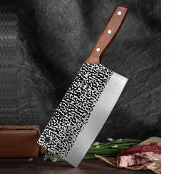 Sharp Meat Cleaver and Vegetable Knife for Home and Kitchen with Ergonomic Handle